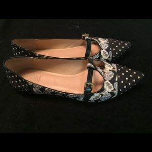 Tory Burch patterned flats